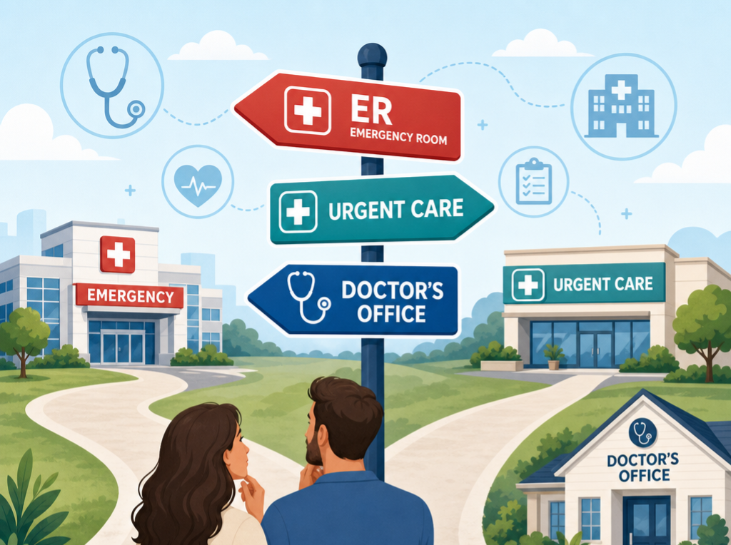 ER, Urgent Care, or Your Doctor: Where Should You Go?